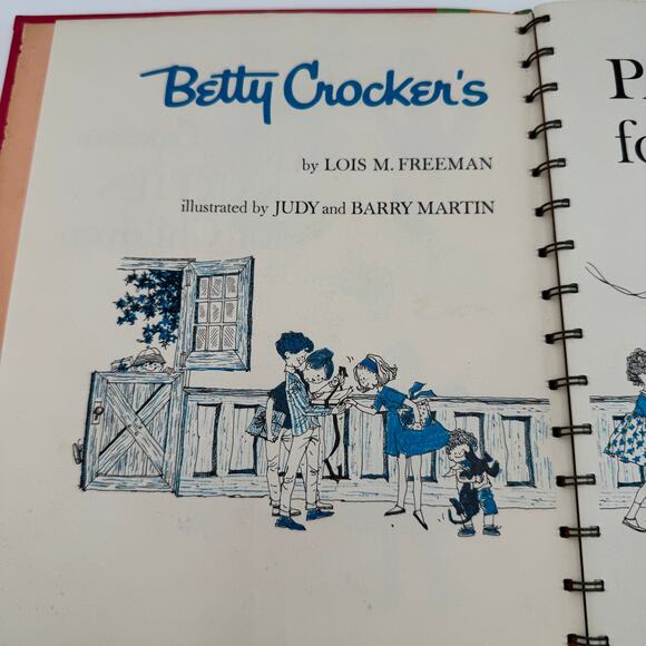 Vintage Betty Crocker Parties for Children Cookbook Games Full Party Plans 1964 - Picture 2 of 10